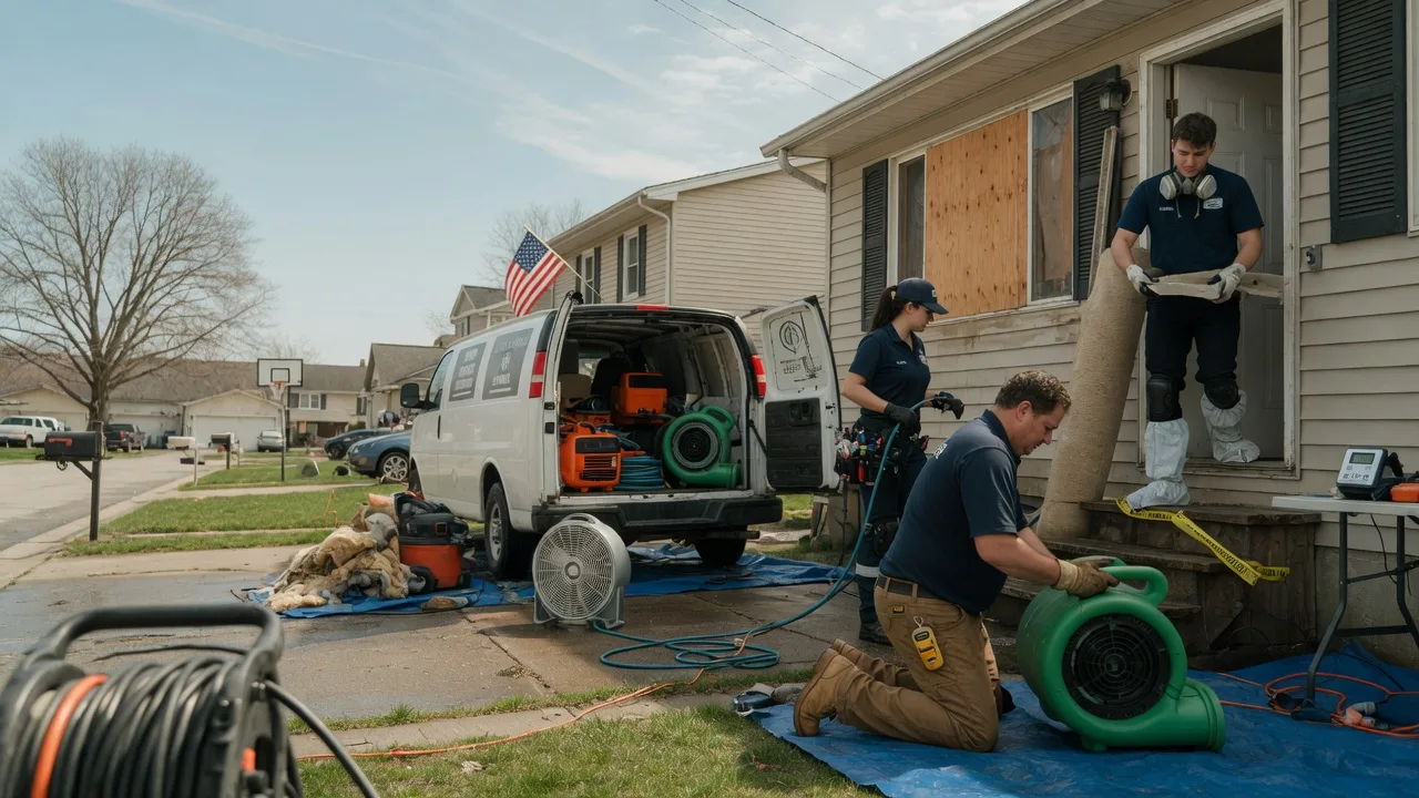 Water Damage Restoration in Defiance, PA near me